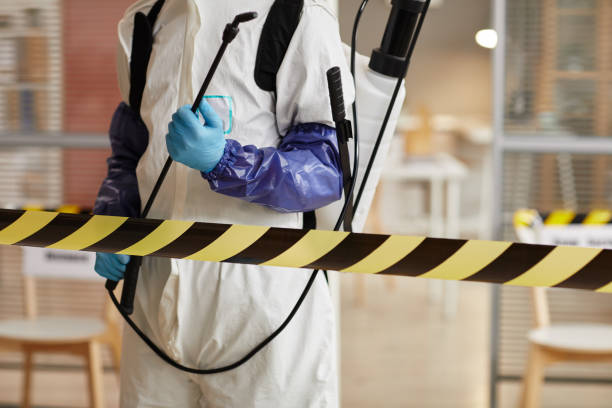 Professional Biohazard technician working in Hampton, IA